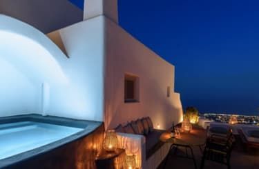 Santorini Villas, Pyrgos villa, luxury villas Greece, villa rental, private pool