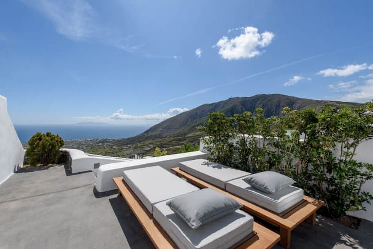 villa views, villa outdoor, Santorini villa views
